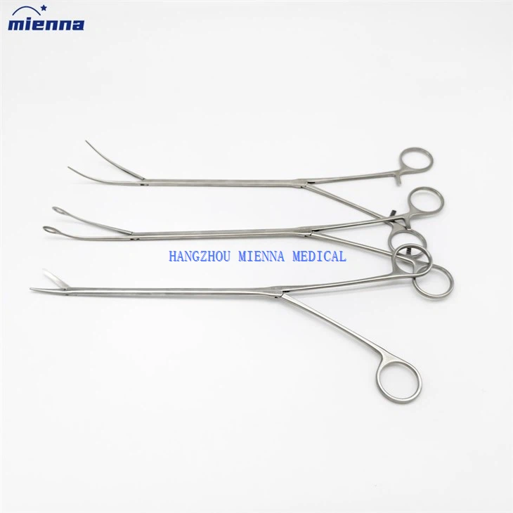 Thoracic Instruments 6mm Oval Forceps Thoracoscopy Retrieval Triangle Lymphatic Forceps factory